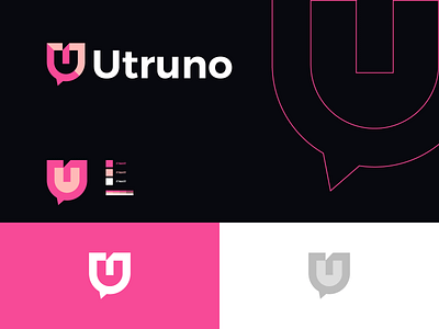 utruno best brand brand identity branding dribbble best shot graphic design logo logo design minimal modern top utruno