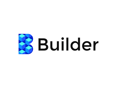 Builder brand brand identity branding builder logo graphic design identity logo logo design minimal modern typography