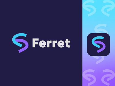 Ferret abstract abstract art abstract logo brand brand identity branding f logo ferret graphic design logo logo design minimal modern