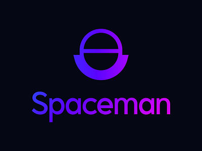 spaceman brand branding design graphic design logo logo design minimal modern space spaceman