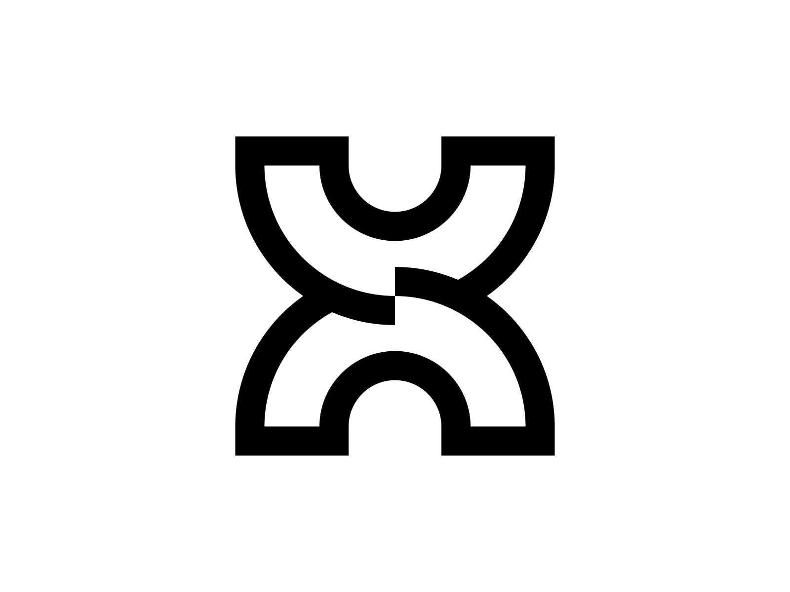 X logo mark by Muhammad Aslam on Dribbble