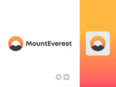 Mount Everest logo design brand branding design graphic design logo logo design minimal modern mount everest mountain