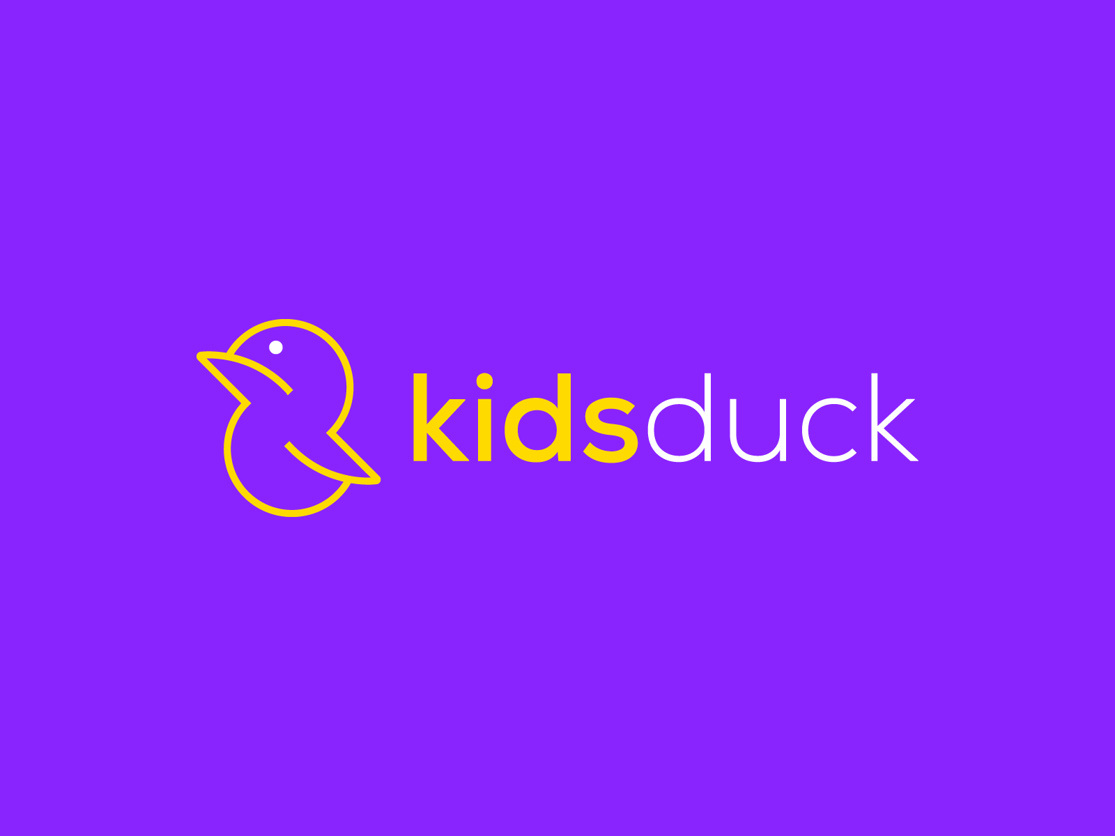 KidsDuck Logo Design by Muhammad Aslam on Dribbble