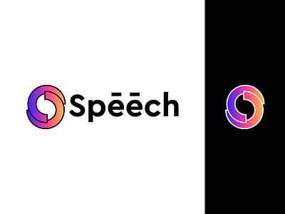 speech logo design