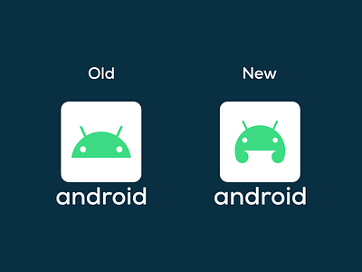 andorid logo redesign android brand branding design graphic design illustration logo logo design minimal modern redesign