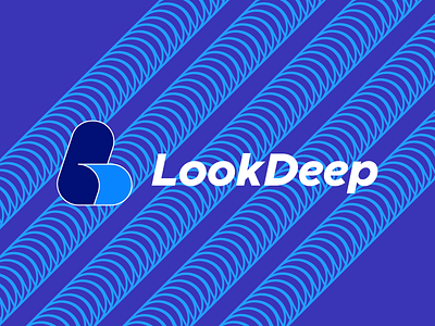 lookDeep Logo Design brand branding d logo deep design graphic design l logo logo logo design look minimal modern