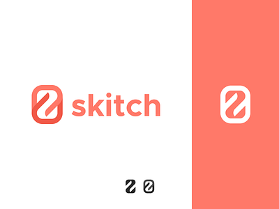 skitch logo brand branding design graphic design illustration logo logo design minimal modern s logo s mark skitch