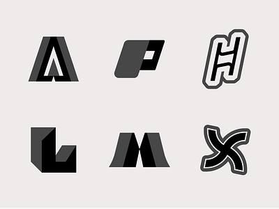 Lettermark Logo brand branding design graphic design illustration lettermark logo logo logo design minimal modern ui