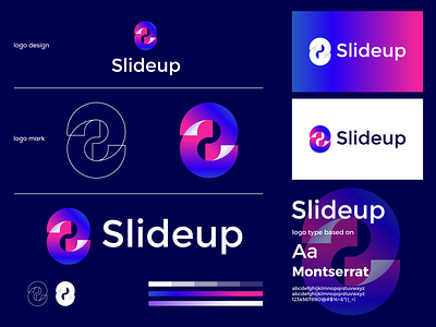 Slideup logo branding brand branding design graphic design illustration logo logo design logo mark minimal modern s logo slide ui
