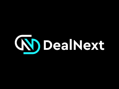 DealNext logo brand branding d deal design graphic design illustration logo logo design minimal modern n next ui
