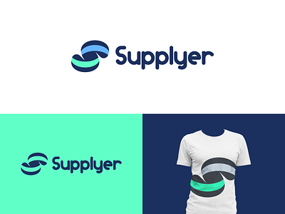 Supplyer Logo Design brand branding design fun graphic design illustration logo logo design minimal modern playful s logo supplyer supplyer logo design ui