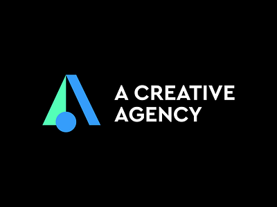 A Creative Agency logo 3d agency animation brand branding creative design graphic design illustration logo logo design minimal modern motion graphics ui