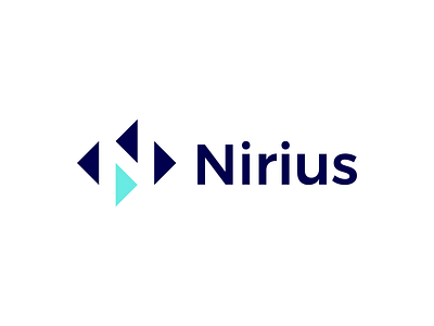 Nirius Logo brand branding branding logo design graphic design illustration logo logo design minimal modern n logo nirius logo