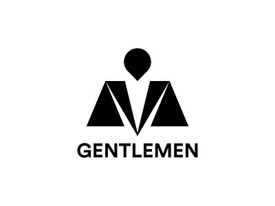 gentlemen logo abcd black mark brand branding design gentlemen graphic design illustration logo logo design men minimal modern simple logo