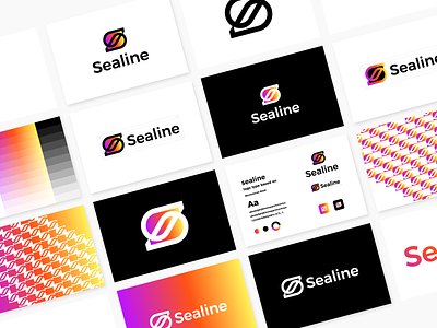 sealine logo guideline brand branding design graphic design illustration logo logo design minimal modern s mark sealine