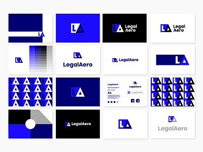 LegalAero logo guideline approved attorneys brand branding design graphic design illustration lawyer legalaero logo logo design minimal modern ui