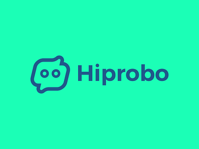 Hiprobo Logo brand branding design graphic design hiplogo illustration logo logo design minimal modern roboot ui