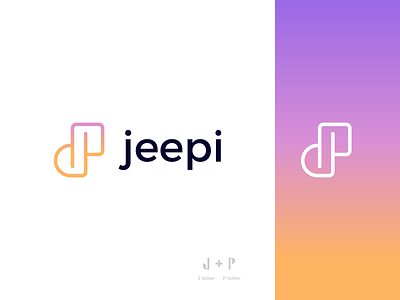 jeepi logo 3d animation brand branding design graphic design illustration j logo jeepi logo logo design minimal modern motion graphics p logo ui