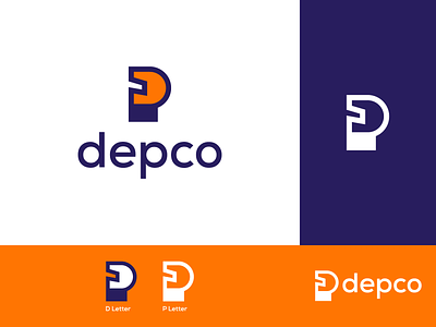 Depco Logo design brand branding d logo depco design graphic design illustration logo logo design minimal modern p logo ui