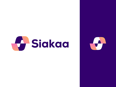 Siakaa brand branding branding design design graphic design illustration logo logo design logo mark logo s minimal modern s logo ui