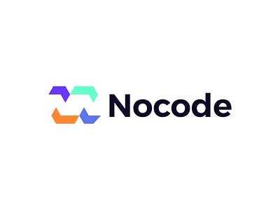 Nocode brand branding code logo coding design graphic design illustration logo logo brand logo design minimal modern n n mark