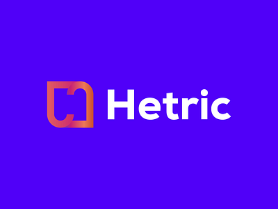 hetric logo brand brand identy branding design graphic design h mark hetric logo illustration logo logo design logo h minimal modern