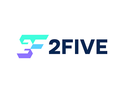 2five logo 2five logo brand branding design graphic design illustration logo logo design minimal modern ui
