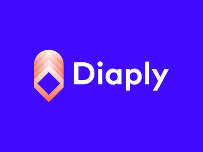 Diaply logo brand branding d logo d mark design diaply graphic design illustration logo logo brand logo d logo design minimal modern ui