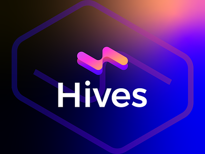 hives brand branding design graphic design h logo hives illustration logo logo design minimal modern ui
