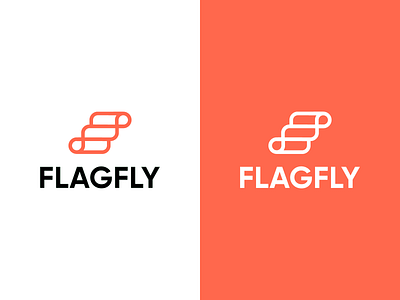 Flagfly logo brand branding design f logo flag fly graphic design illustration logo logo design minimal modern ui