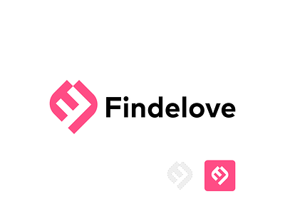 Findelove brand branding design find graphic design heart illustration logo logo branding logo design love minimal modern ui