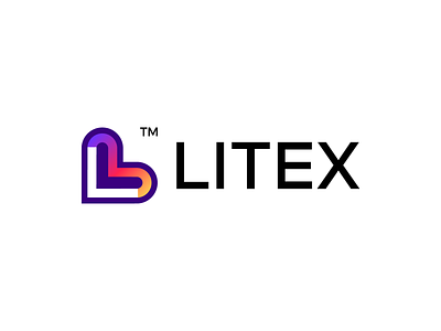 Litex L logo brand branding design graphic design illustration l logo litex logo logo design minimal modern ui
