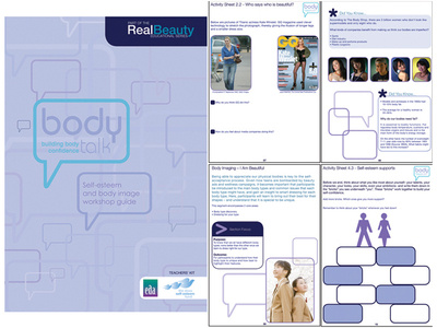 Dove Campaign for real beauty School curriculum campaign design dove layout print school unilever