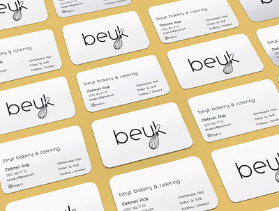 Beyk bakery logo brand identity branding business card design businesscard design graphic design graphic design logo logodesign visual design visual identity