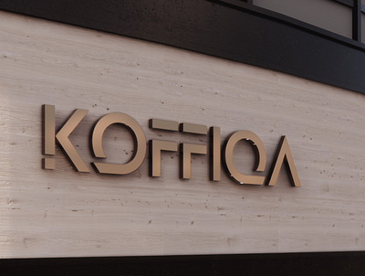 Koffiqa brand identity branding graphic design illustration illustrator logo logodesign typography ui vector