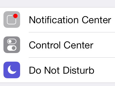 Stand out, Notification Center Settings!