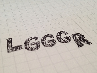 LGGGR lgggr logo sketch