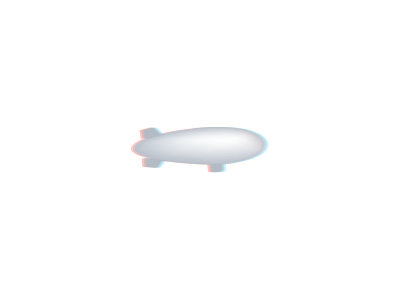 Dirigible Anaglyph