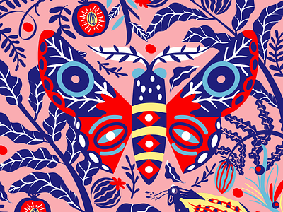Híbrido artist illustration pattern design