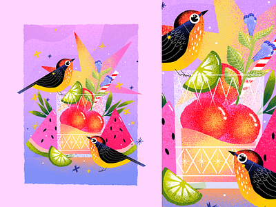 Watermelon Birds