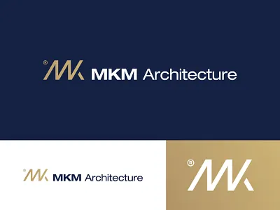 MKM Architecture Logo Design architect architectural architecture brand brand identity branding design icon logo logo design logodesign minimal symbol