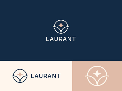 Laurant Logo Design brand brand identity branding design floral flowers icon logo logodesign minimal parfume star symbol