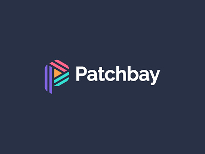 Patchbay Logo Design brand brand identity branding color colorful design hexagon icon logo logo design logodesign minimal music play pletter symbol