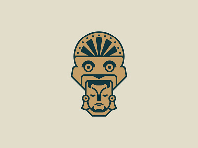 Aztec Logo Design antique aztec aztecs brand brand identity branding design icon lion logo logo design logodesign minimal symbol