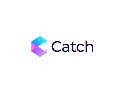 Catch Logo Design brand brand identity branding c letter c mark catch colorful colorful logo data design icon logo logo design logodesign minimal symbol tech technology