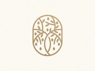 Olive Tree Logo Mark brand brand identity branding design icon logo logo design logodesign minimal olive olive oil olive tree symbol tree