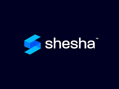 Shesha Logo Design brand brand identity branding design icon logo logo design logodesign minimal s letter s letter mark symbol tech technology