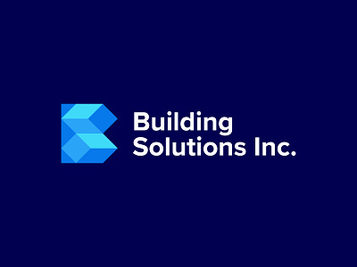 Building Solutions Logo Design b letter b s logo brand brand identity branding build building construction design icon logo logo design logodesign minimal s letter solutions symbol