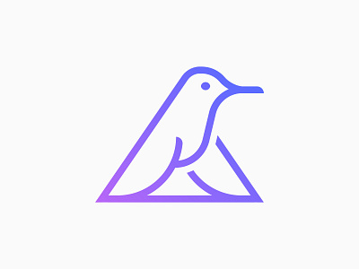 A Letter & Hummingbird Concept bird brand branding design hummingbird logo logodesign minimal tech technology
