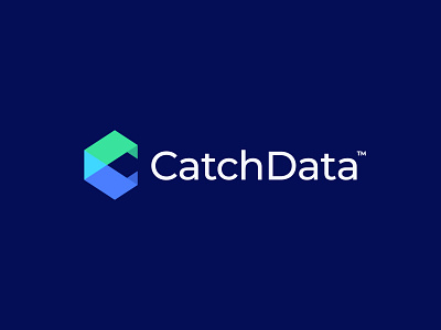 CatchData™ Logo Design brand branding c letter catch colorful data design icon logo logodesign minimal platform tech technology